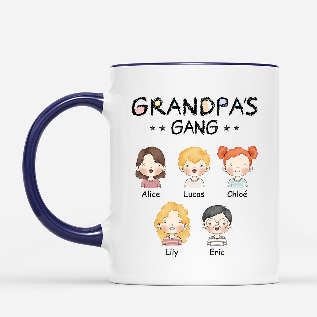 Personalized Daddy/Grandpa Cute And Lovely Gang Mug