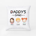 Personalized Daddy/Grandpa Little Cute Gang Pillow