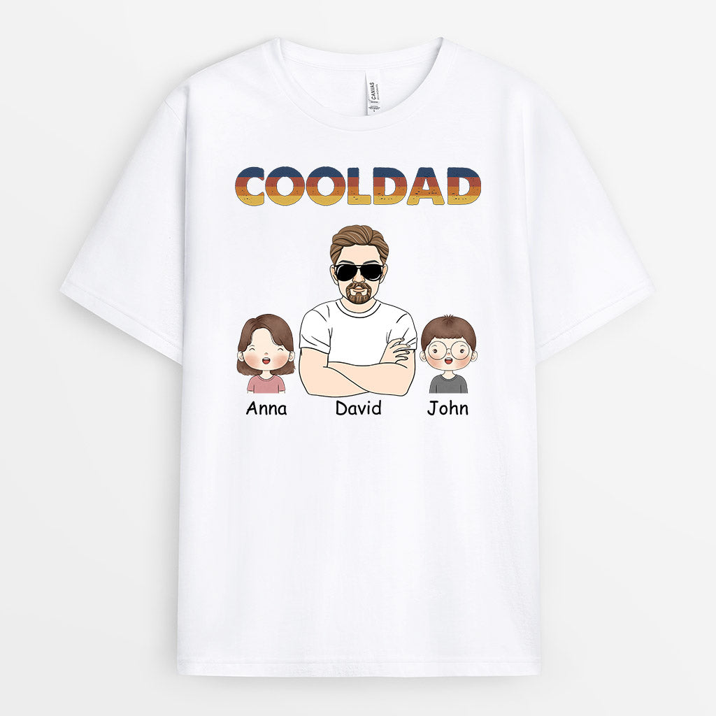 Personalized Very Cool Daddy T-shirt