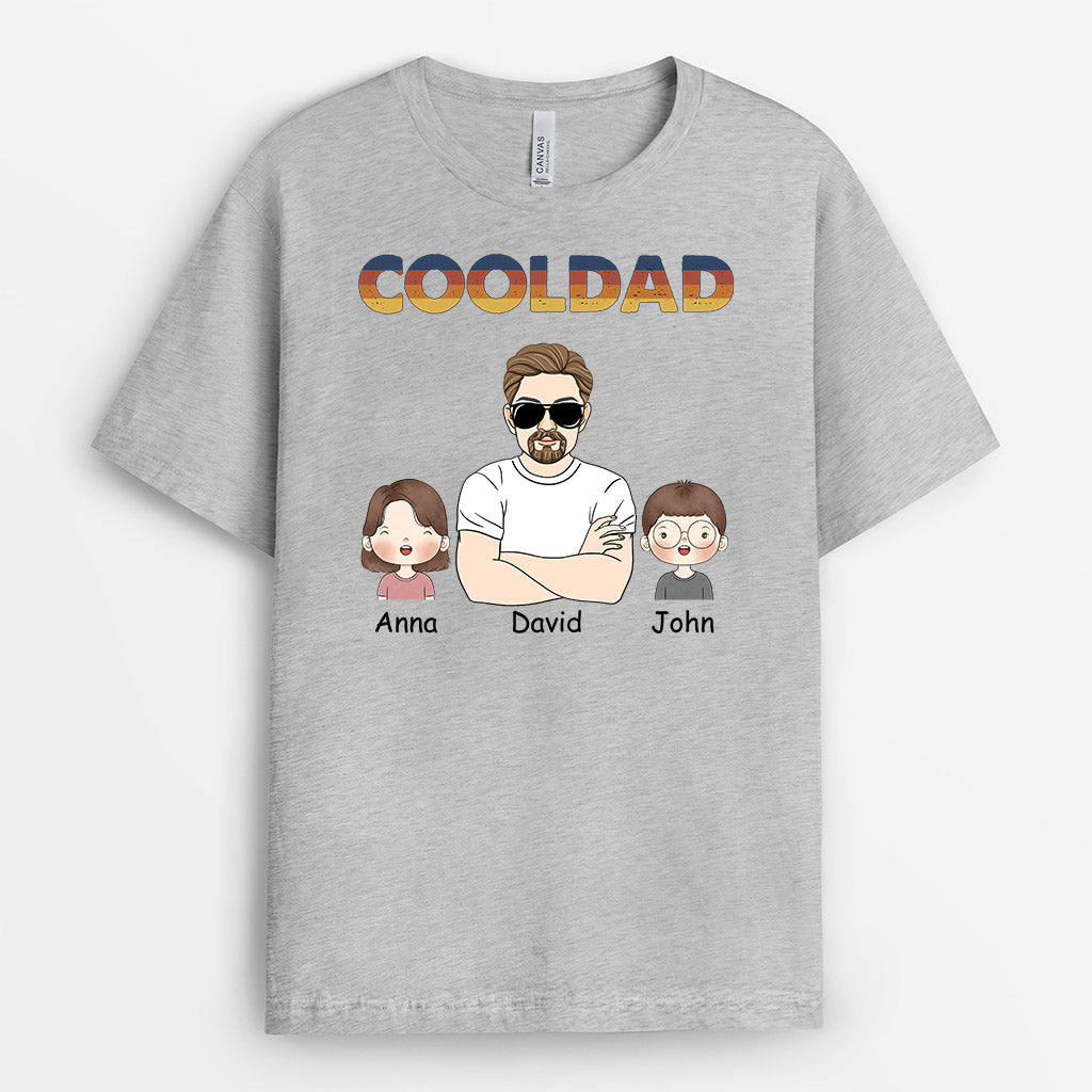 Personalized Very Cool Daddy T-shirt