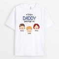 This Daddy/Grandpa Belongs To These Little Kids - Custom Presents For Dad