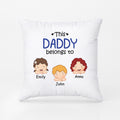 Personalized This Thoughtful Daddy/Grandpa Belongs To Pillow