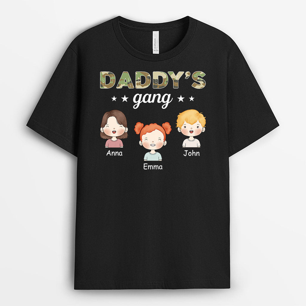 Personalized Grandpa's/Dad's Gang T-Shirt