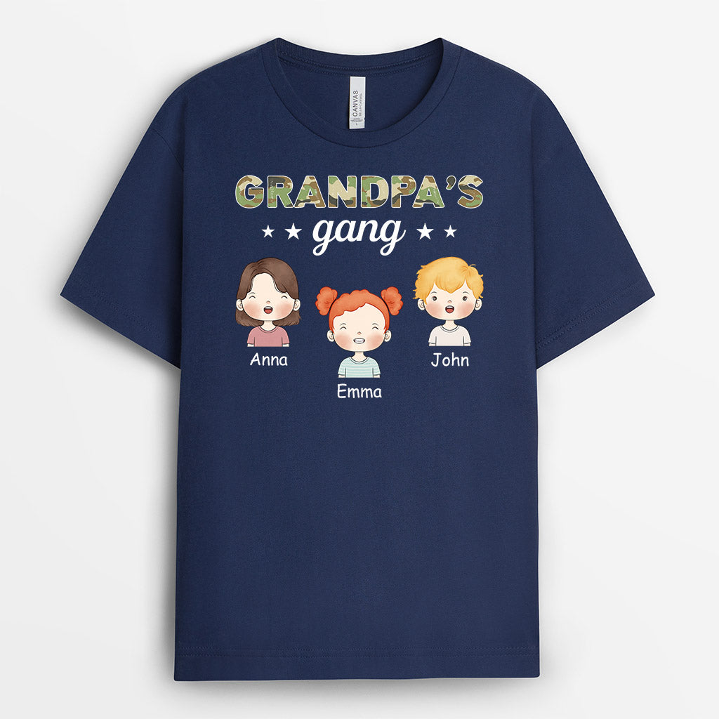 Personalized Grandpa's/Dad's Gang T-Shirt