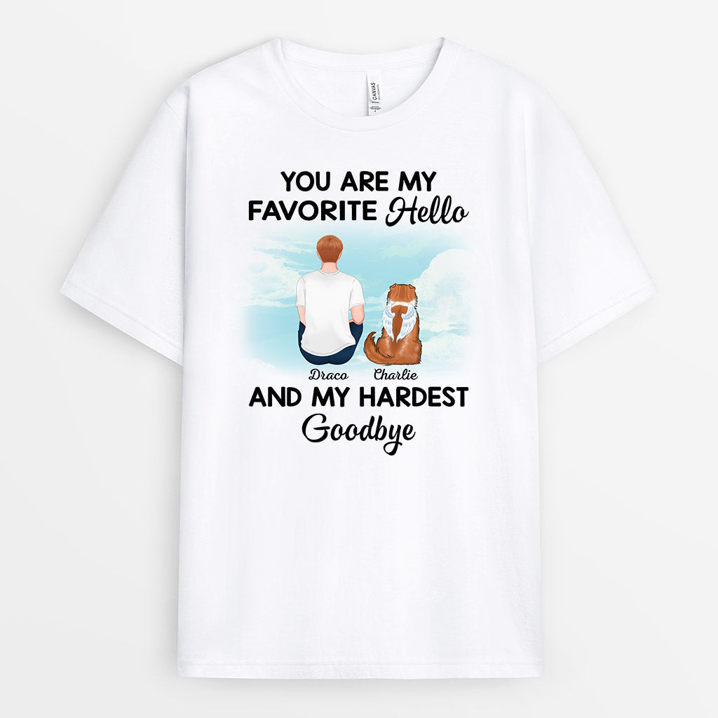 Personalized You Are My Favorite Hello T-Shirt
