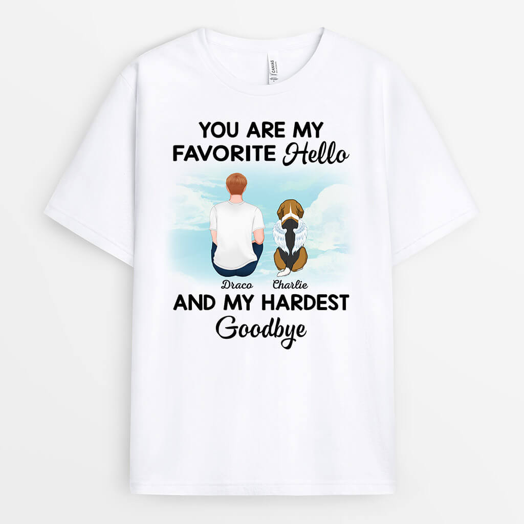 Personalized Dog Memorial Gifts - Memorial Shirts for Dog Dad