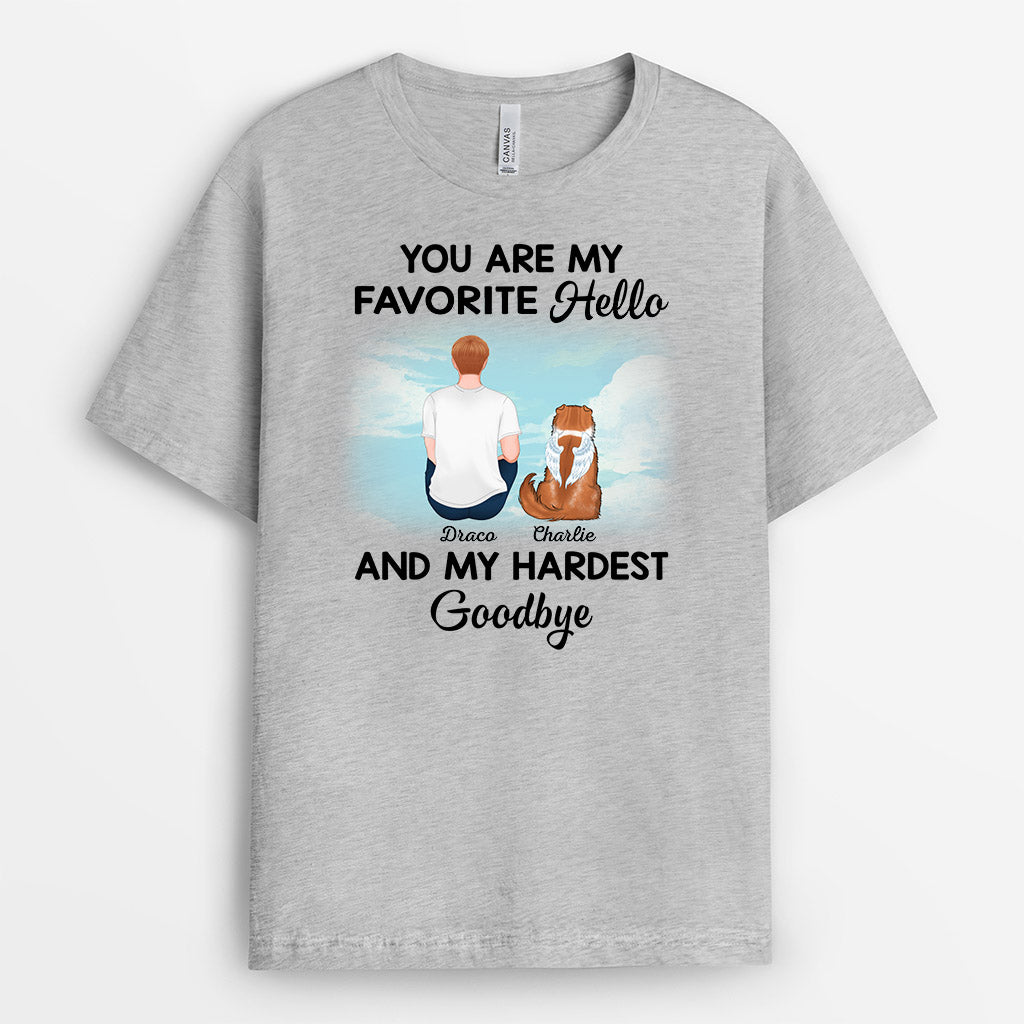 Personalized You Are My Favorite Hello T-Shirt