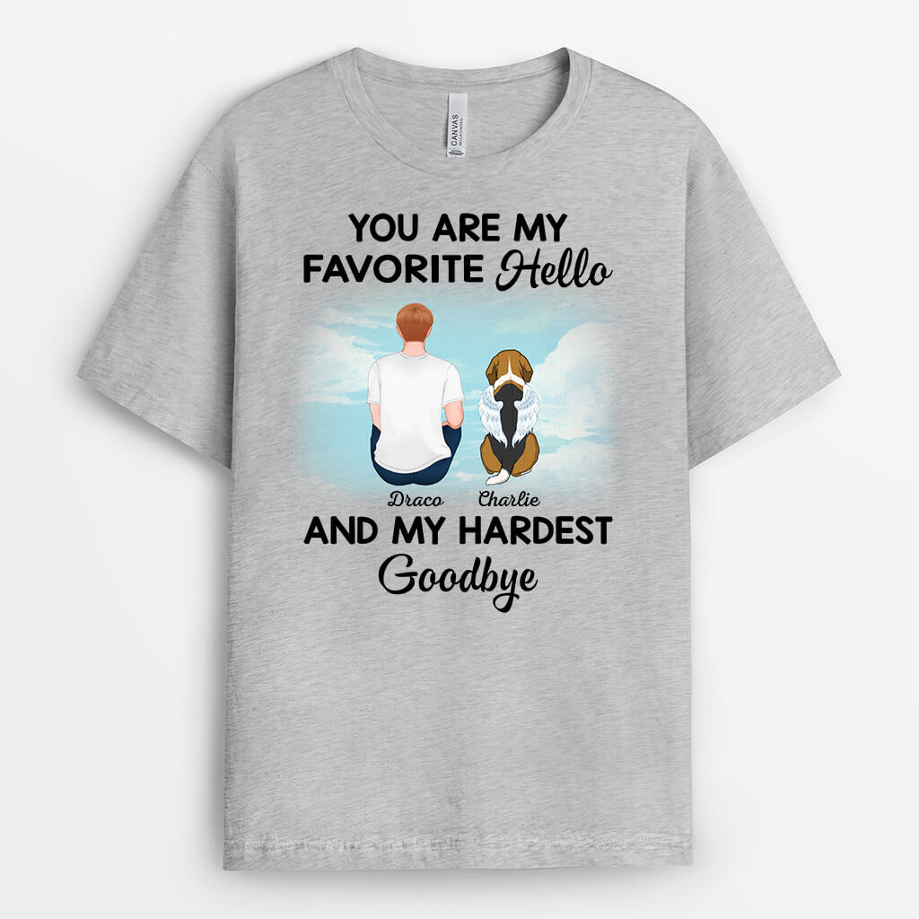 Personalized Dog Memorial Gifts - Memorial Shirts for Dog Dad