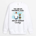 You Are My Favorite Hello And My Hardest Goodbye Sweatshirt - Custom Pet Memorial Gifts for Dog Dad