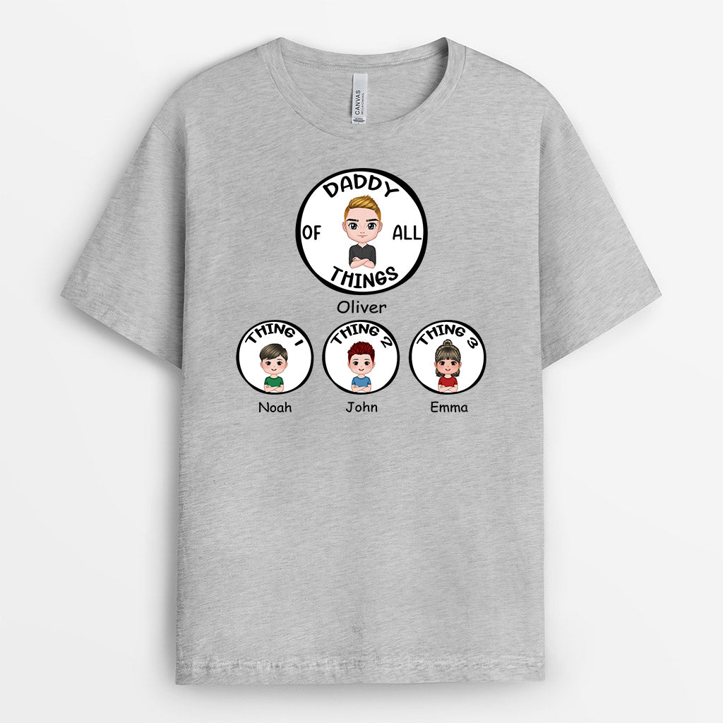 Personalized Daddy/Grandpa Of All Speciall Things T-shirt