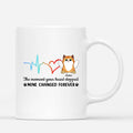 Your Heart Stopped Mine Changed Forever - Custom Cat Coffee Mug