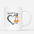 Forever In My Own Heart - Personalized In Memorial of Cat Mug