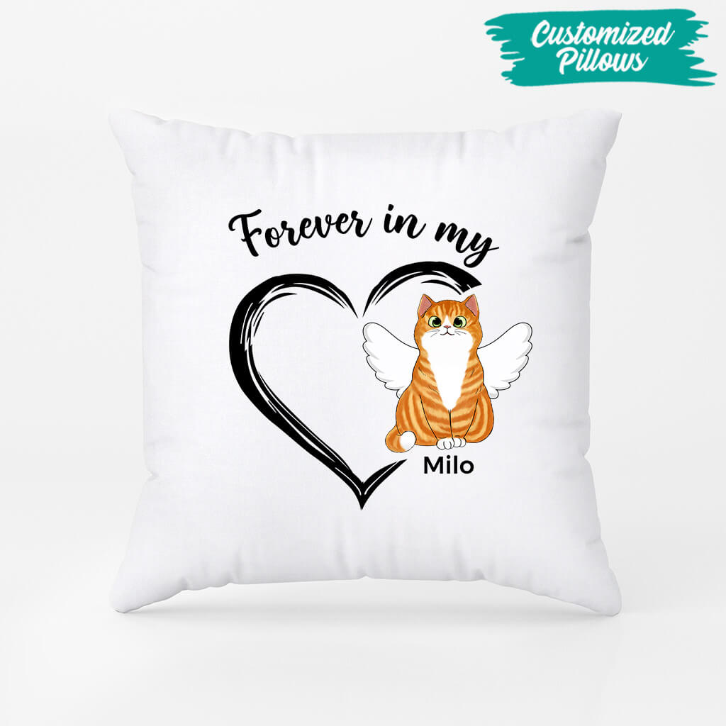 Personalized Forever In My Beloved Cat Pillow