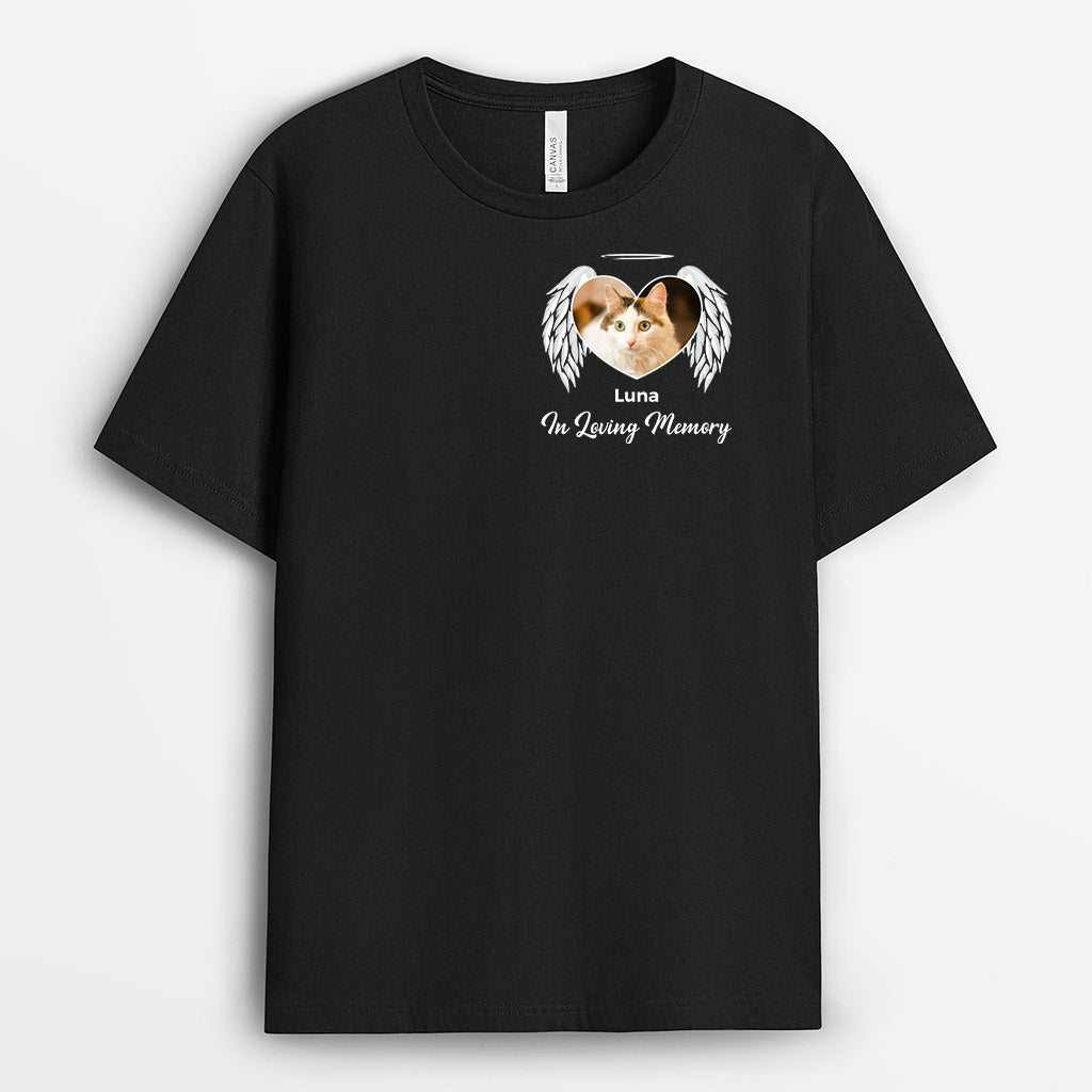 Personalized Cat Shirts - Photo In Loving Memory of Gifts