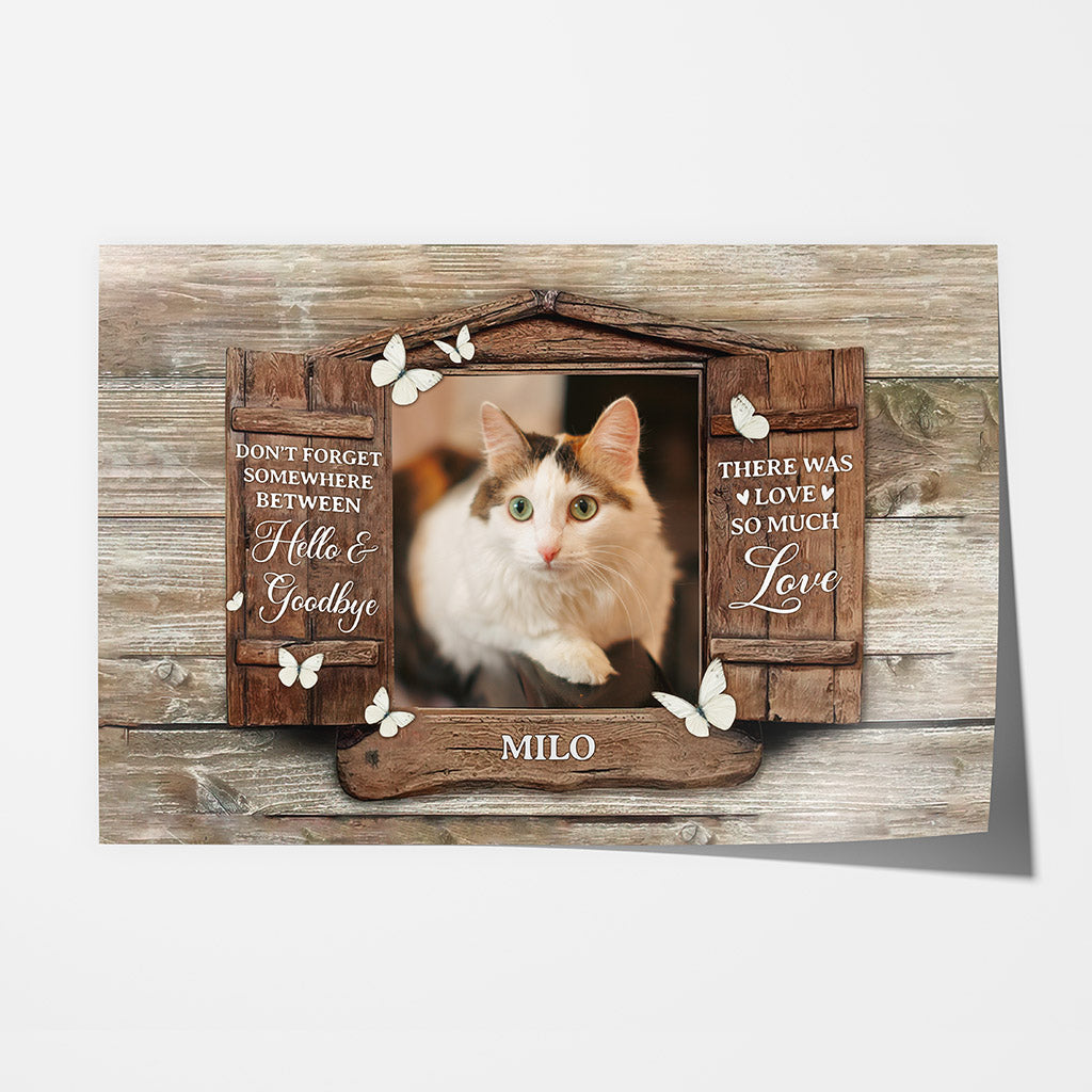 Personalized Hello & Goodbye Poster