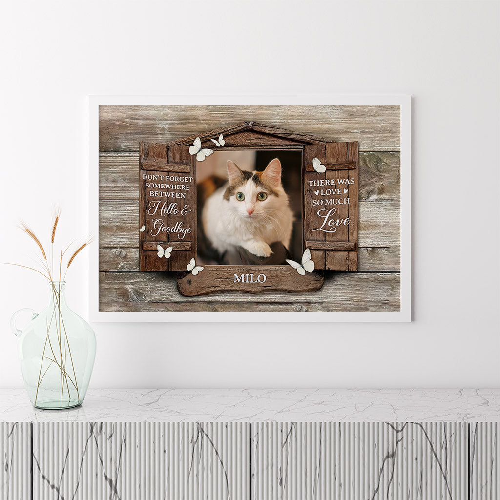 Personalized Hello & Goodbye Poster