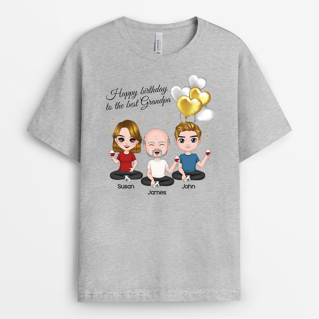 Personalized Happy Birthday To The Best Dad T-Shirt
