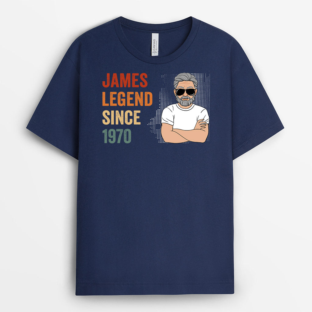 Personalized Always A Legend Since T-shirt