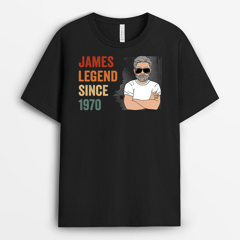Personalized Always A Legend Since T-shirt