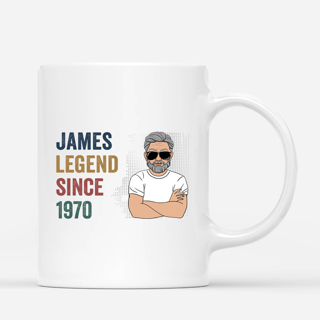 Personalized This Man Is The Legend Since Mug