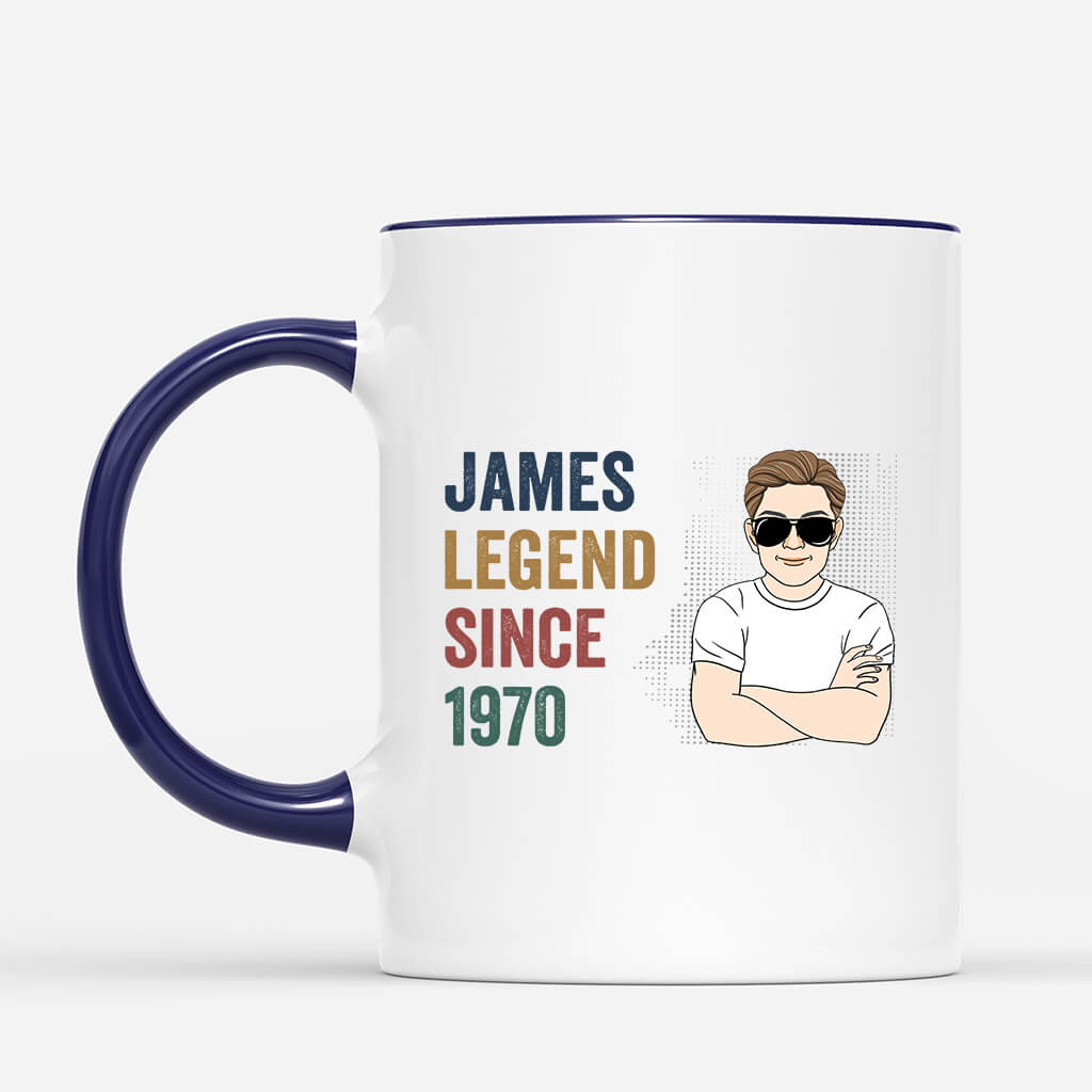 Personalized This Man Is The Legend Since Mug