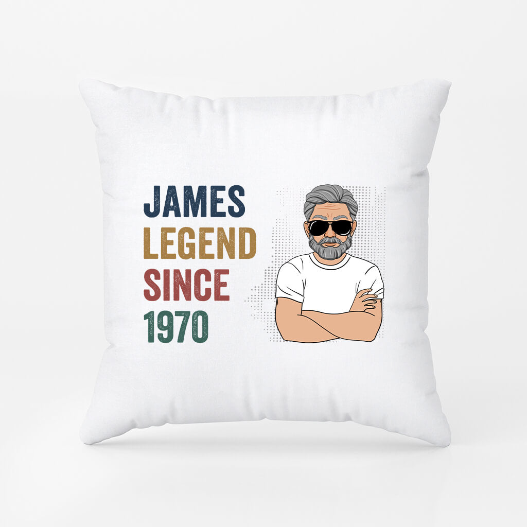 Personalized This Man Is The Legend Since Pillow