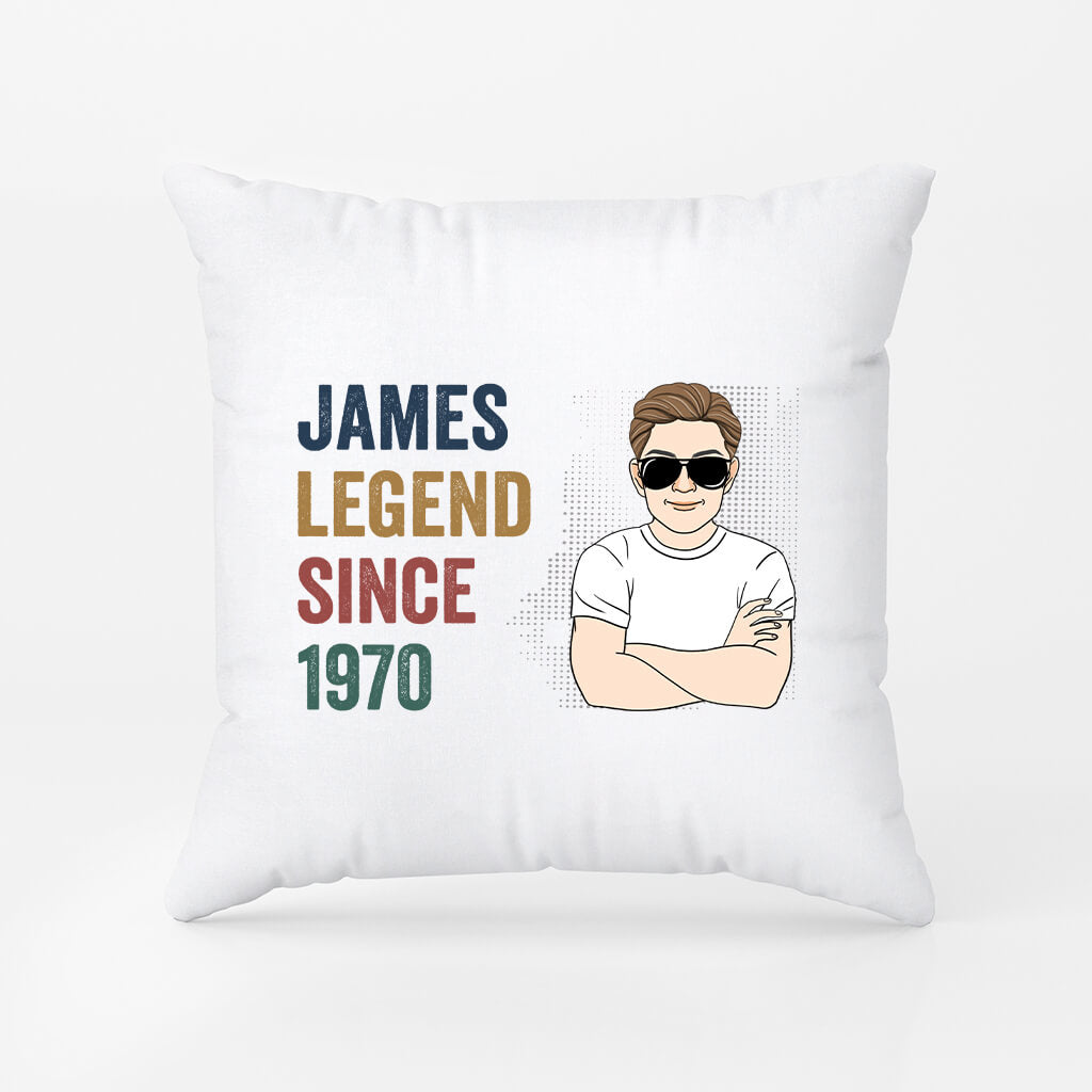 Personalized This Man Is The Legend Since Pillow