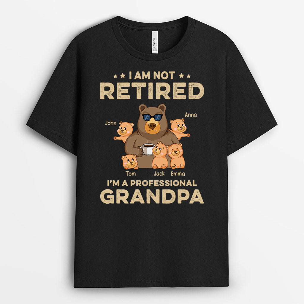 Personalized I'm A Professional Grandpa T-Shirt