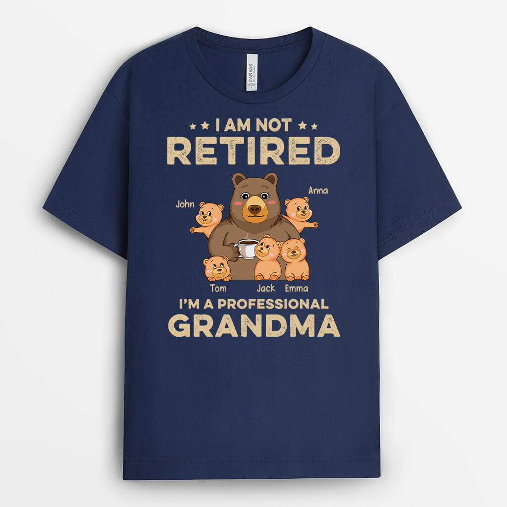 Personalized I'm A Professional Grandma T-shirt