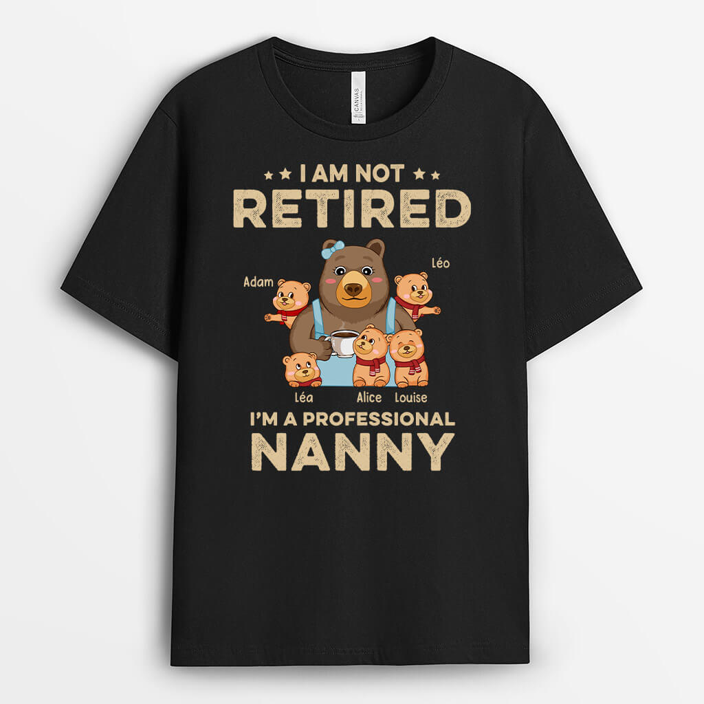 Personalized I'm A Professional Grandma T-shirt