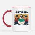 Personalized Retired But Not Expired Mug