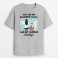 Personalized Favorite Hello Hardest Goodbye T-Shirt