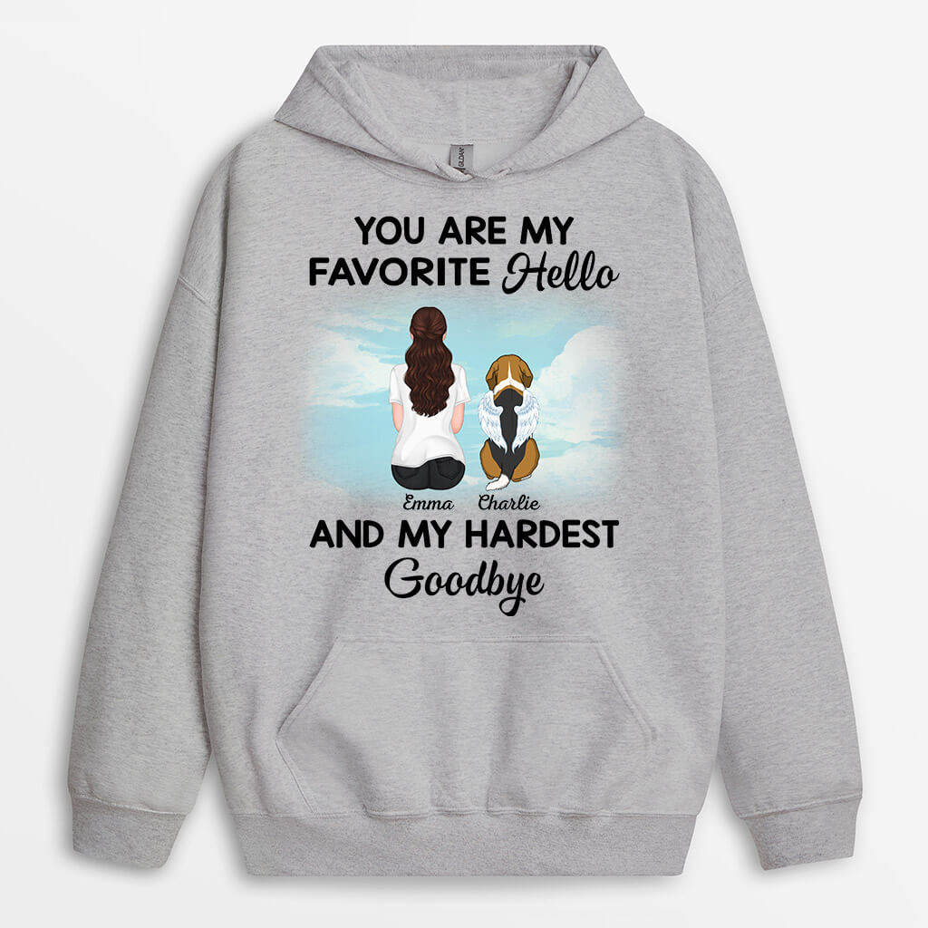 Memorial Hoodies for Dog Moms - Personalized Dog Memorial Gifts