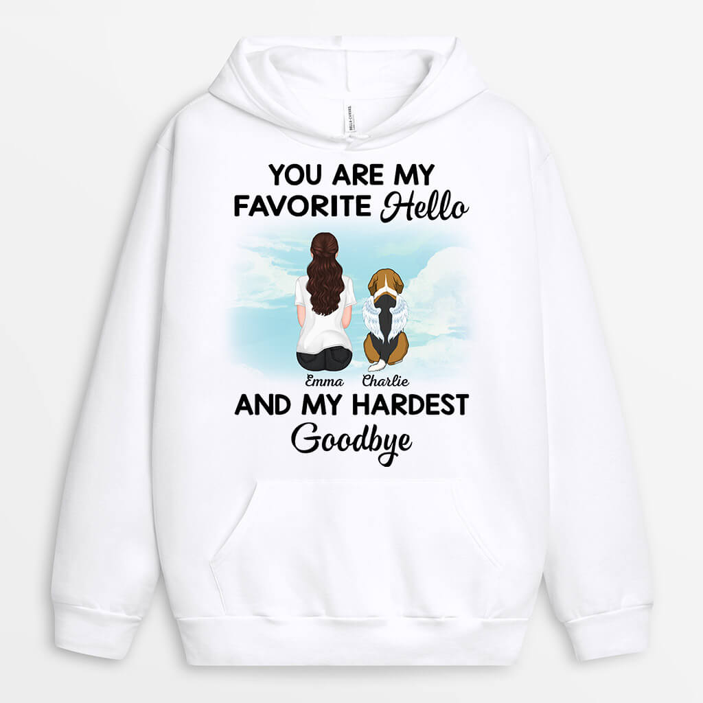 Memorial Hoodies for Dog Moms - Personalized Dog Memorial Gifts