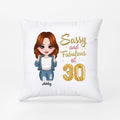 Personalized Sassy & Fabulous At Birthday Pillow
