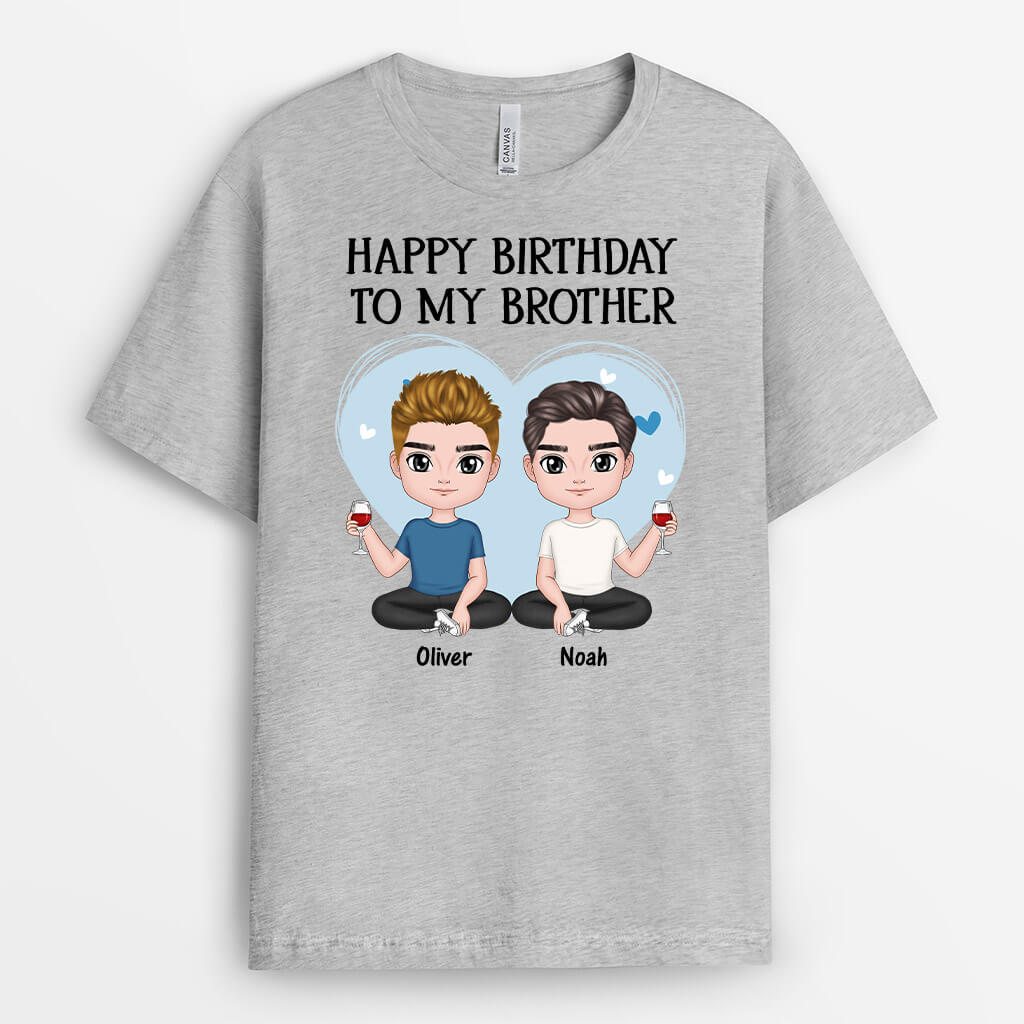 Personalized Happy Birthday To My Best Sister/Brother T-Shirts