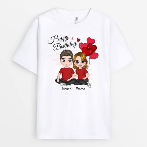 His and Hers Birthday Shirts – Personalized Couple Birthday Tees