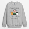 Personalized Retired But Now Work For My Cats Sweatshirt