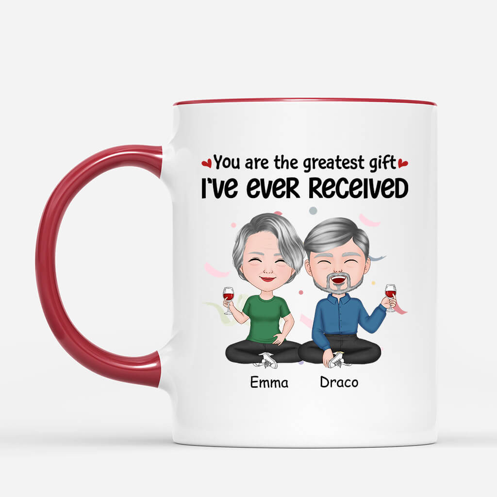Personalized You're The Best Gift I've Received Mugs