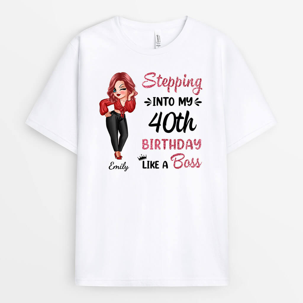 Like a Boss T-Shirt – Personalized Birthday Shirts for Adults