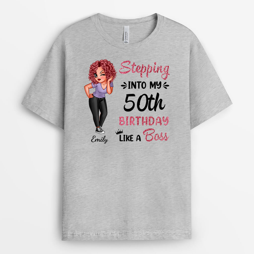 Like a Boss T-Shirt – Personalized Birthday Shirts for Adults
