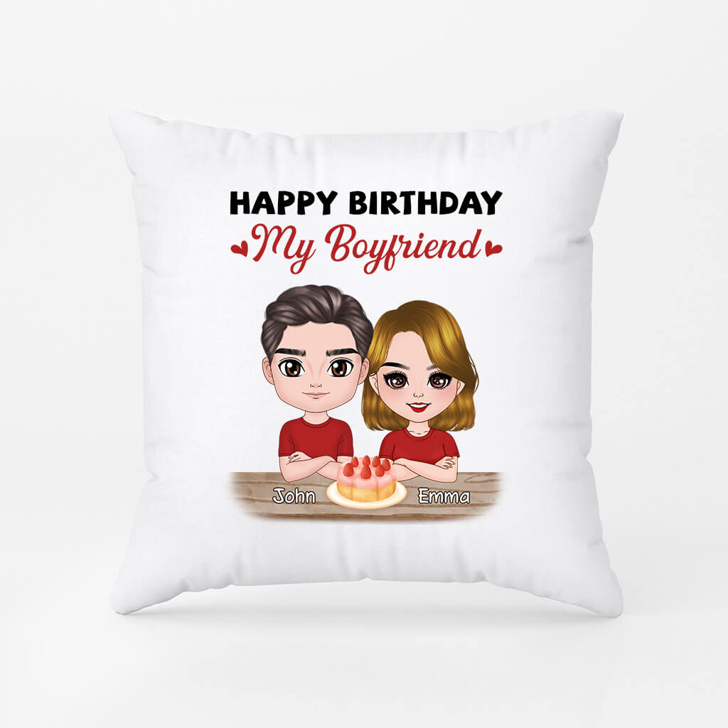 Personalized Happy Birthday My Beloved Man Pillow