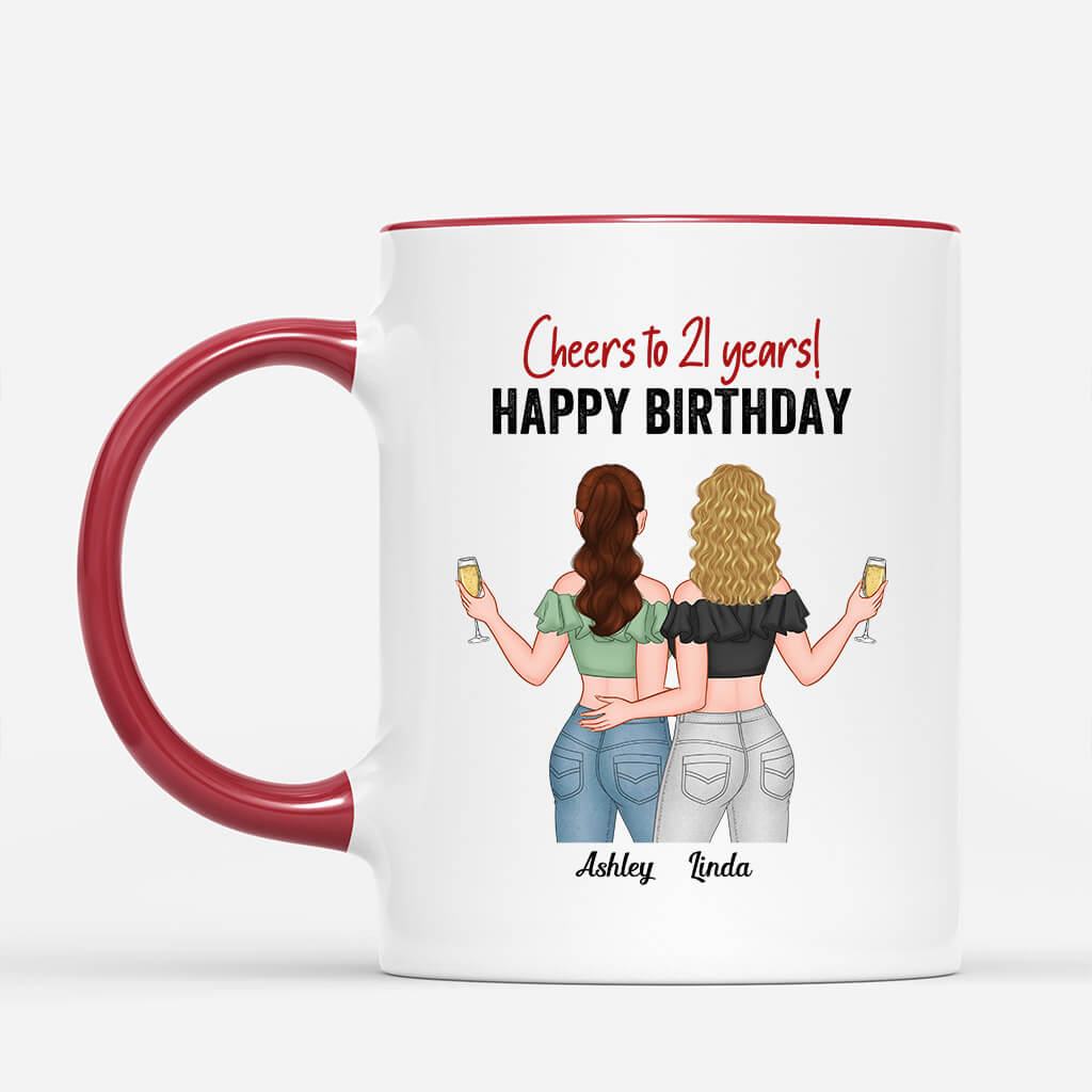 Personalized Coffee Mug - Mugs for Happy Birthday Sister/Friends