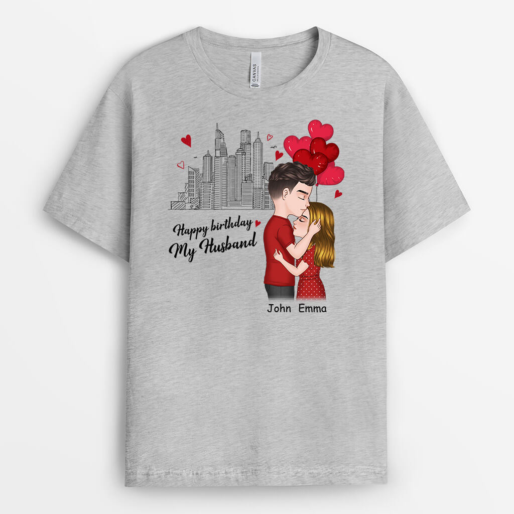 Happy Birthday My Boyfriend T-shirt - Personalized Birthday Gifts