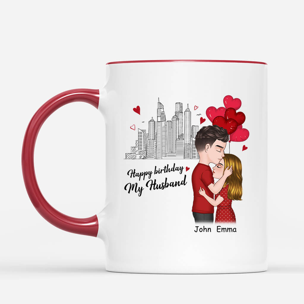 Personalized Happy Birthday My Boyfriend Mug