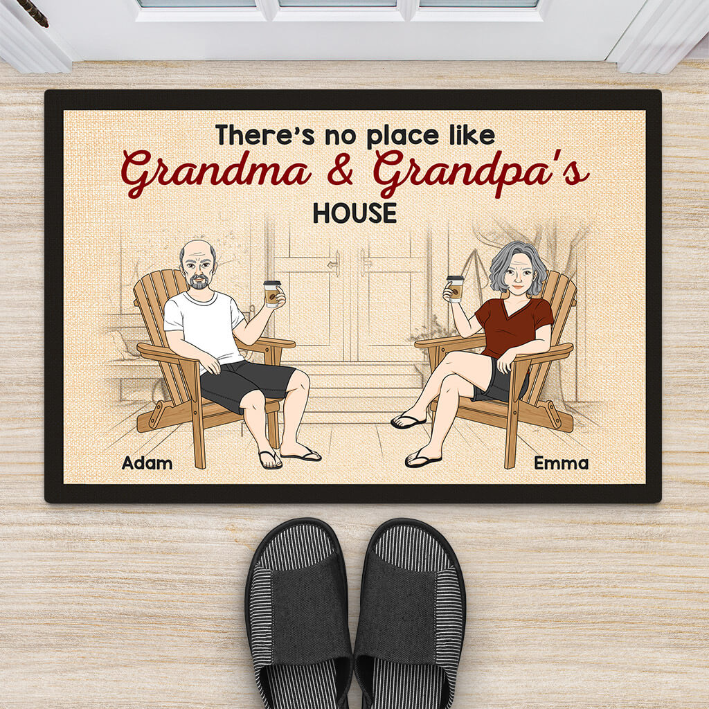 Personalized Nowhere Like Grandma & Grandpa's House Doormats