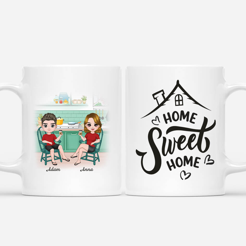 Personalized Home Sweet Home Mug
