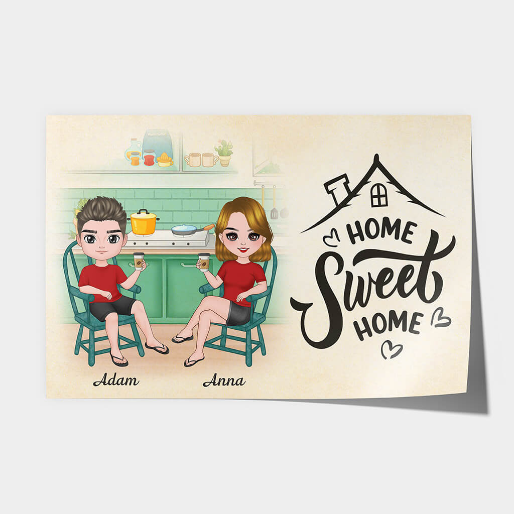 Personalized Home Sweet Home Poster