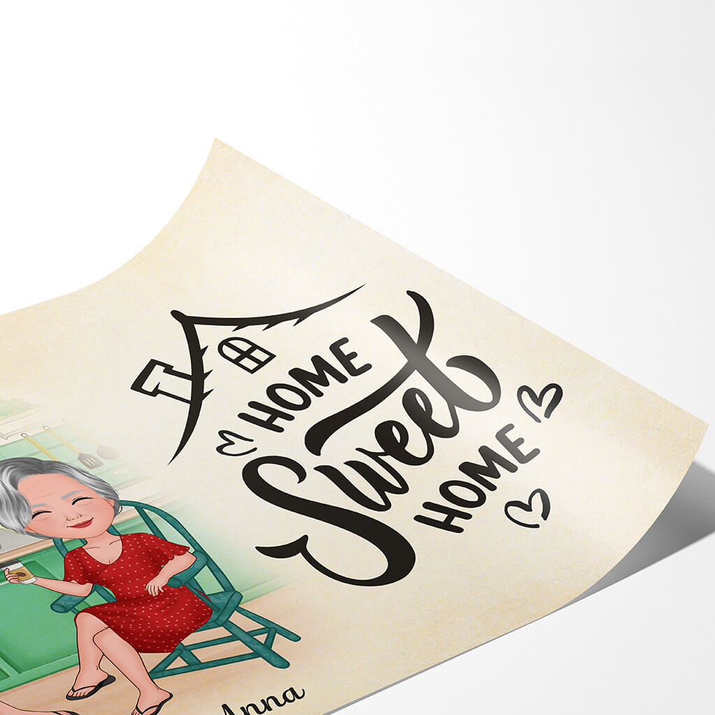 Personalized Home Sweet Home Poster