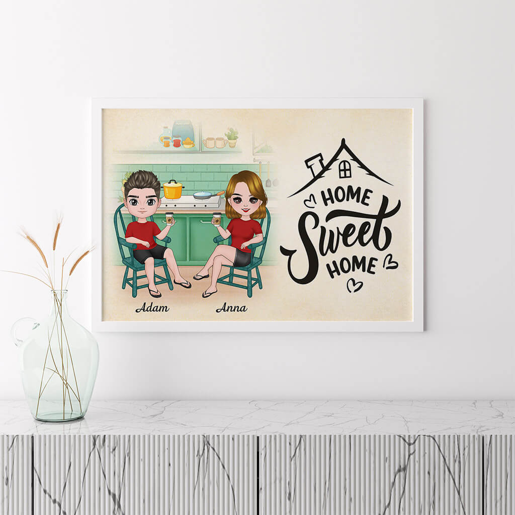Personalized Home Sweet Home Poster
